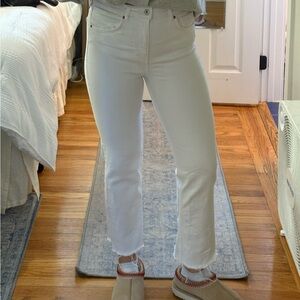Zara White Jeans